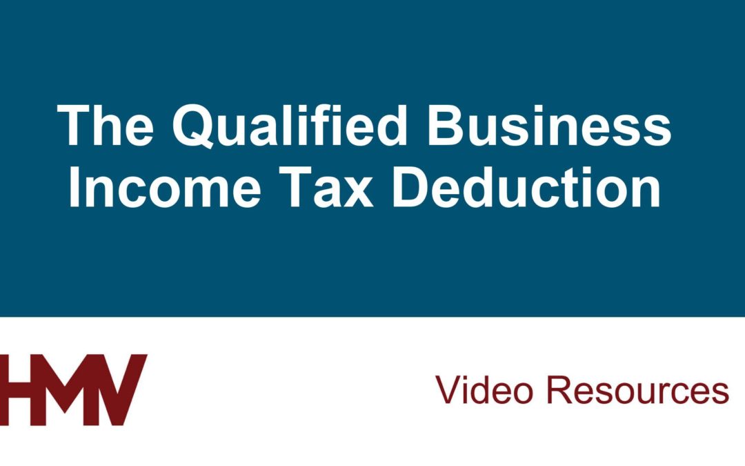 The Qualified Business Income Tax Deduction