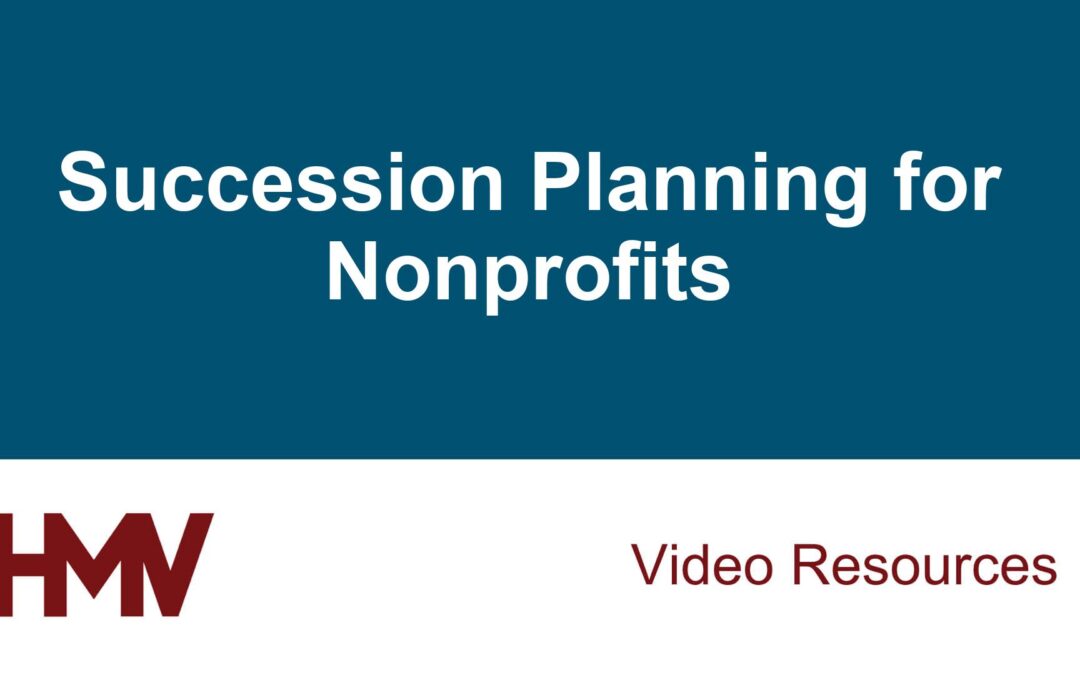 Succession Planning for Nonprofits