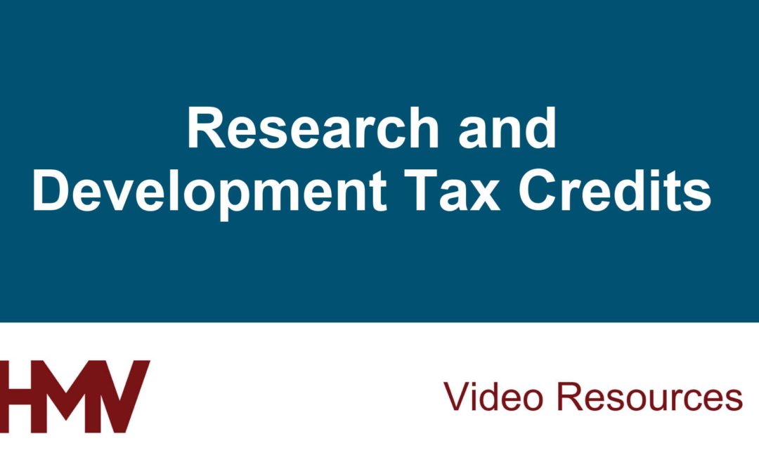 Research and Development Tax Credits