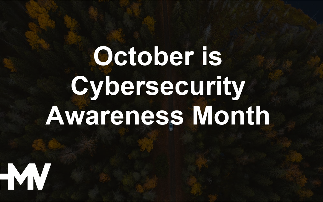 October is Cybersecurity Awareness Month